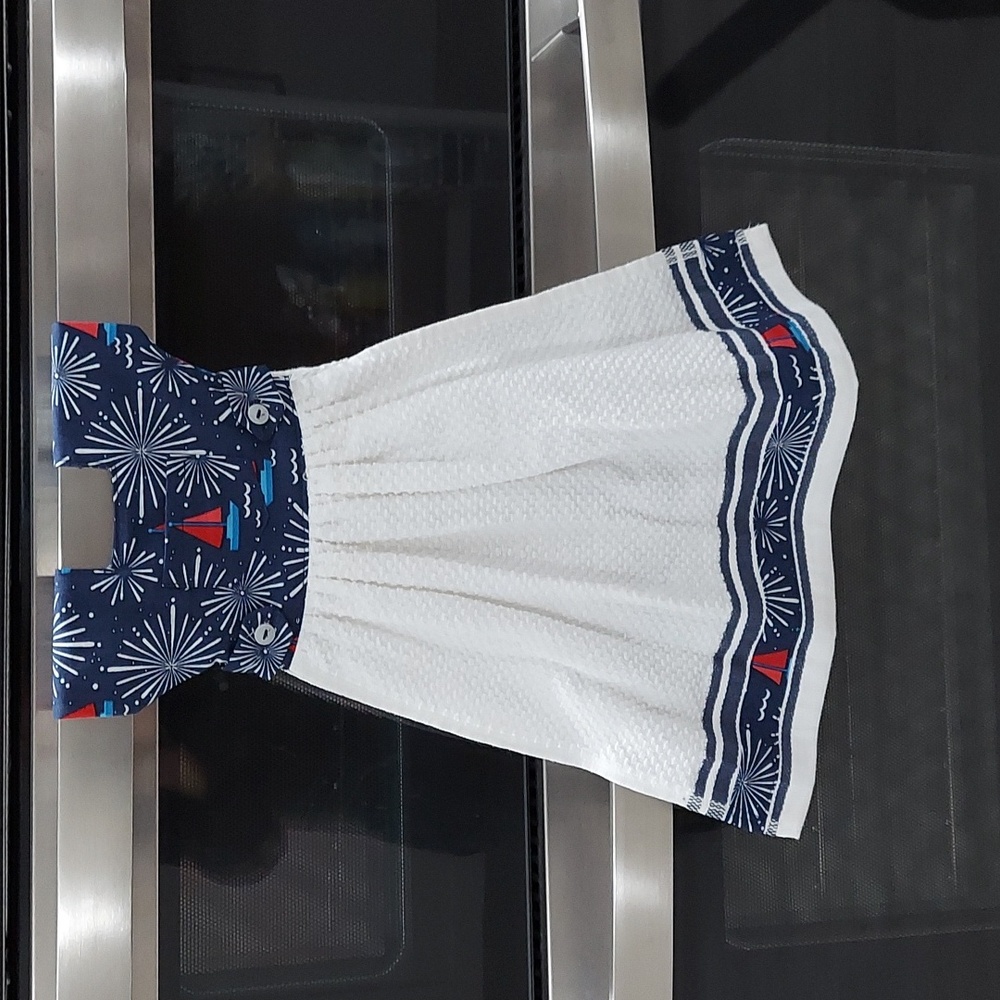 Red, white, and blue Hanging Towel Dress